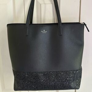 Kate Spade black large tote